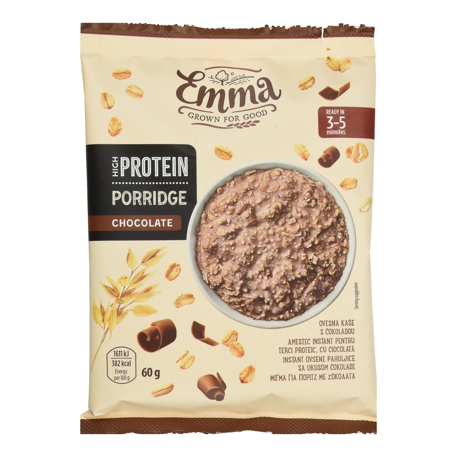 Μείγμα Πόριτζ Πρωτείνης με Σοκολάτα 60g