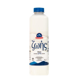ΟΛΥΜΠΟΣ | ΖΩΗΣ | Milk High Pasteurization 3.7% Fat 1lt