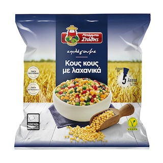ΜΠΑΡΜΠΑ ΣΤΑΘΗΣ | Κους Κους με Λαχανικά Vegan 400g