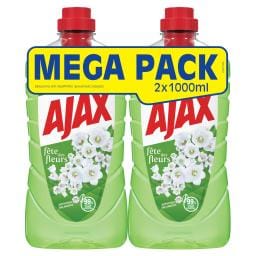 AJAX | Υγρό Καθαρισμού Fete Des Fleurs Λουλούδια Άνοιξης 2x1lt