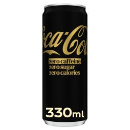 COCA COLA | ZERO | Soft Drink Cola Zero Caffeine Free 330ml