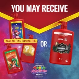 OLD SPICE | Αφρόλουτρο 3σε1 Wolfthorn Super Mario 1lt
