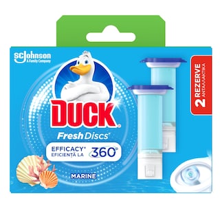 DUCK | FRESH DISCS | Υγρό WC Block Ανταλλακτικό Marine 2x36ml