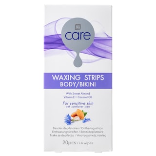 CARE | Depilatory Strips Sensitive Skin Face 20 Pieces