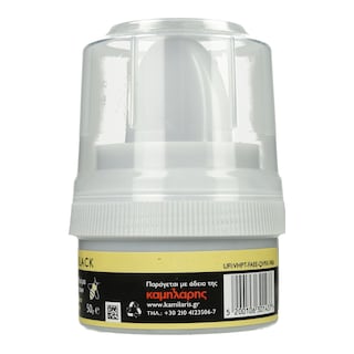 COLLONIL | Αυτογυάλιστη Κρέμα Βαφής Παπουτσιών Μαύρη 50g