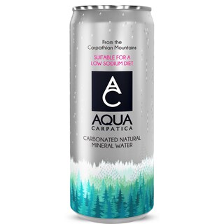 AQUA CARPATICA | Νερό Ανθρακούχο Κουτί 330ml