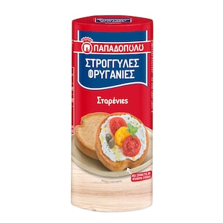 ΠΑΠΑΔΟΠΟΥΛΟΥ Φρυγανιές Στρογγυλές Σταρένιες 125g
