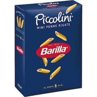 BARILLA | Μακαρόνι Mini Penne Rigate Piccolini 500g