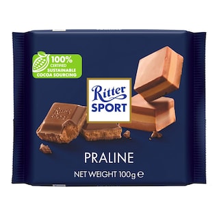 RITTER | Σοκολάτα Γάλακτος Πραλίνα 100g