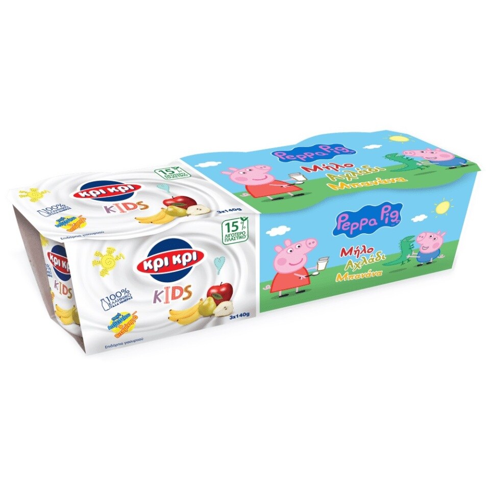 Επιδόρπιο Γιαουρτιού Peppa Pig 3 Φρούτα 3x140g φωτογραφία