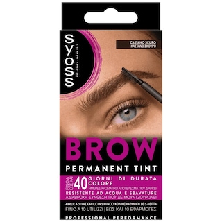 SYOSS | Βαφή Φρυδιών Brow Tint Καστανό Σκούρο 1 Τεμάχιο