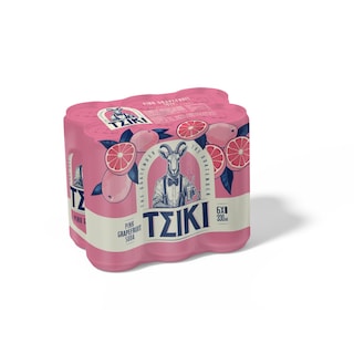 TSIKI | Pink Grapefruit Soda Κουτί 6x330ml