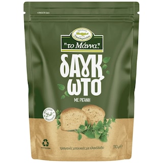 ΜΑΝΝΑ | Παξιμάδι Δαγκωτό Ρίγανη 110g