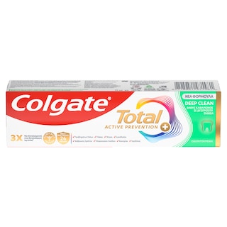COLGATE | Οδοντόκρεμα Total Active Prevention Deep Clean 75ml