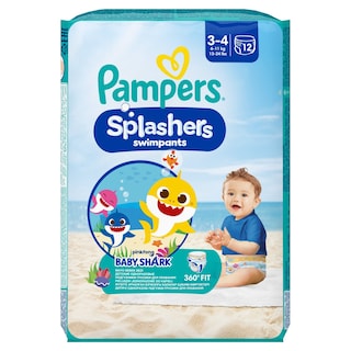 PAMPERS | Swim Pants Baby Splashers No3-4 6-11kg 12 Pieces