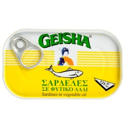 GEISHA | Σαρδέλες σε Φυτικό Λάδι 88g