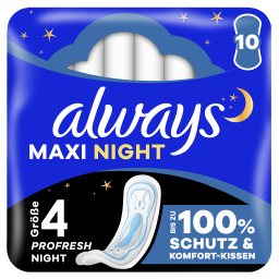 ALWAYS | Σερβιέτες Maxi Secure Night 10 Τεμάχια