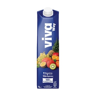 VIVA FRESH | Φυσικός Χυμός 9 Φρούτα 1lt