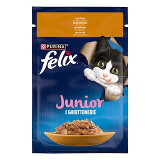 FELIX | Γατοτροφή AGAIL Junior με Κοτόπουλο σε Ζελέ 85g