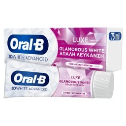 ORAL B | ΟΔΟΝΤΟΚΡΕΜΑ 3D WHITE LUXE GLAM SHINE 75 ML