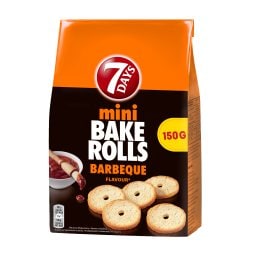 7DAYS | Σνακ Mini Bake Rolls Barbeque 150g