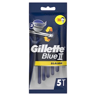 GILLETTE | Ξυραφάκια Blue II Slalom Μιας Χρήσης 5 Τεμάχια