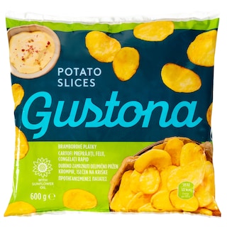 GUSTONA | Πατάτες Ροδέλα Προτηγανισμένες 600g