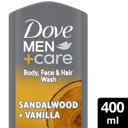 DOVE | Αφρόλουτρο Men Sandalwood Vanilla 400ml