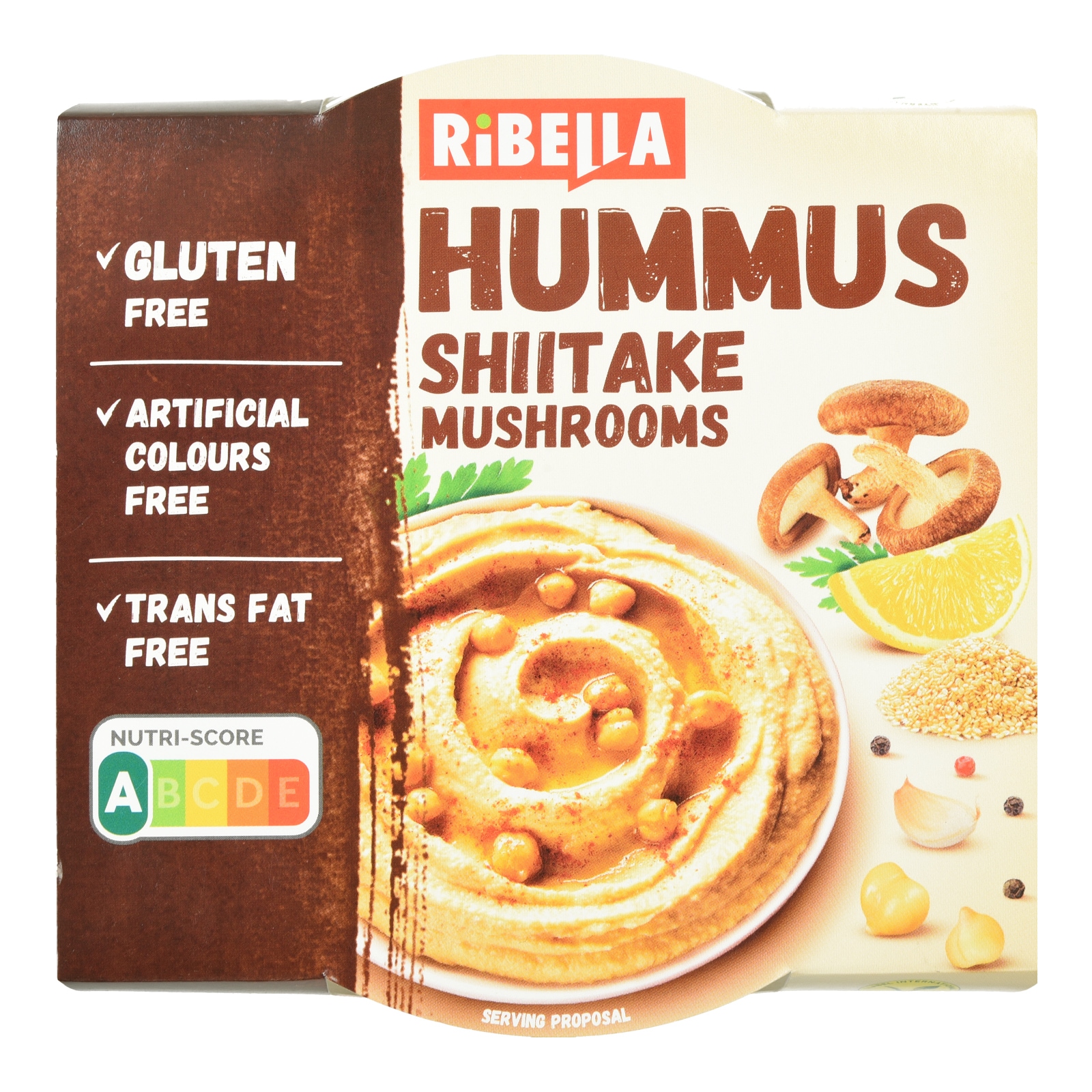 Χούμους Ribella Μανιτάρι Vegan Χωρίς Γλουτένη 200g