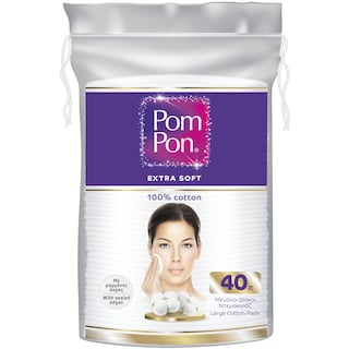 POM PON | Δίσκοι Ντεμακιγιάζ Μεγάλοι 40 Τεμάχια