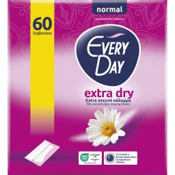 EVERY DAY | Σερβιετάκια Extra Dry Normal 60 Τεμάχια
