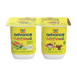ADVANCE | Παιδικό με Λαχανικά Καρότο Αρακά 2x135g