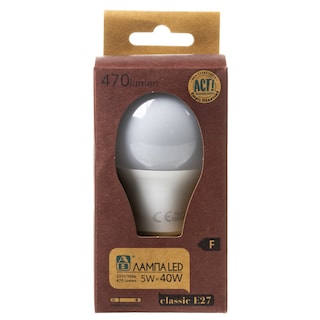 ΑΒ | Lamp Led E27 6W 1 Piece