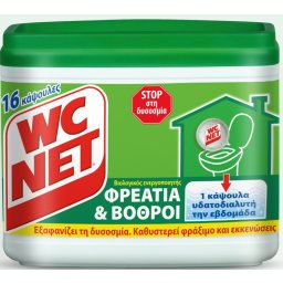WC NET | ΑΠΟΦΡΑΚΤΙΚΟ ΓΙΑ ΦΡΕΑΤΙΑ - ΒΟΘΡΟΥΣ (16 ΦΑΚΕΛΑ) 300 GR