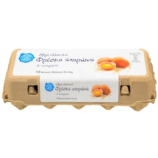 ΑΒ ΕΠΙΛΟΓΗ | Αυγά Φρέσκα Αχυρώνα Μεσαία 10 Τεμάχια