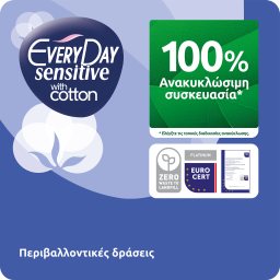 EVERY DAY | Σερβιέτες Sensitive Super Ultra Plus 18 Τεμάχια