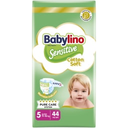 BABYLINO | Πάνες Sensitive Cotton Soft No5 44 Τεμάχια