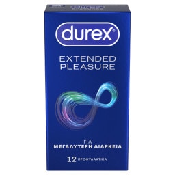 DUREX | Προφυλακτικά Extended Pleasure 12 Τεμάχια