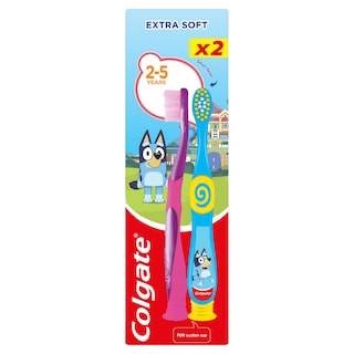 COLGATE | Οδοντόβουρτσα Παιδική Bluey 2-5 Ετών 2 Τεμάχια
