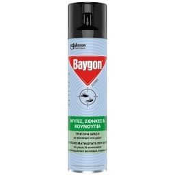 BAYGON | Εντομοκτόνο Flying Ιπτάμενα Έντομα 300ml
