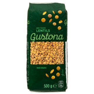 GUSTONA | Φακές Χονδρές Εισαγωγής 500g