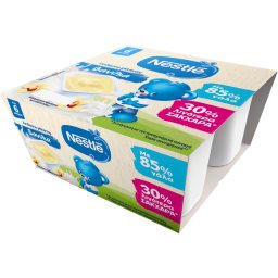 NESLAC | Επιδόρπιο Γάλακτος Βανίλια 4Χ100gr