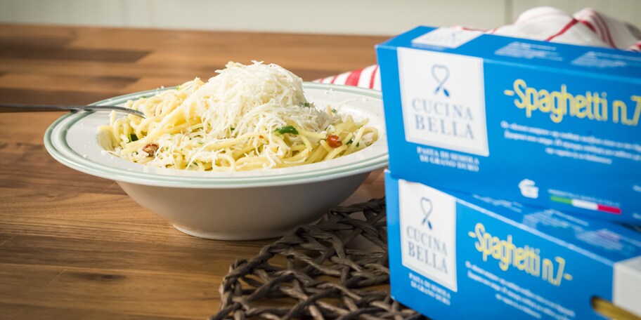 Spaghetti aglio, olio e pepperoncino